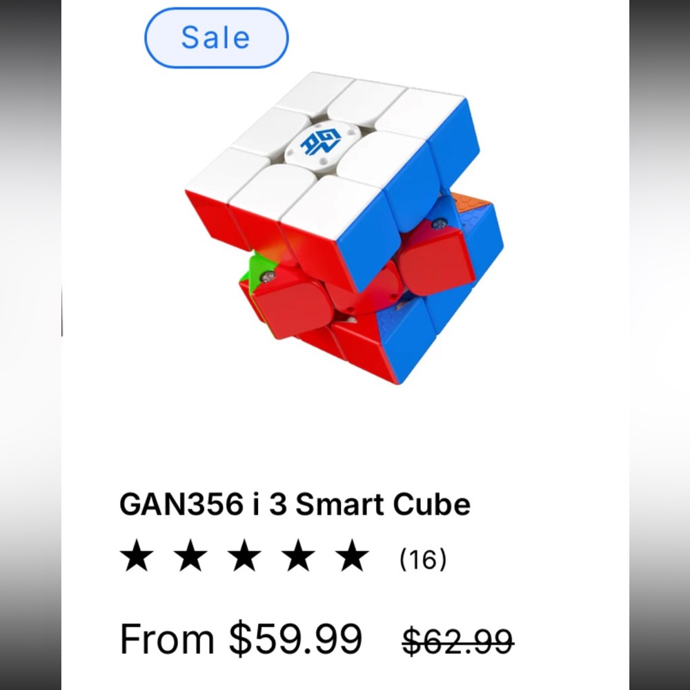 Van 356 i 3 Smart Speed Cube, 356 i3 Gans Magnetic, Intelligent Tracking